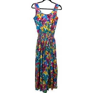 Vintage Midi Dress by Sand Dollars Size Small Made in USA